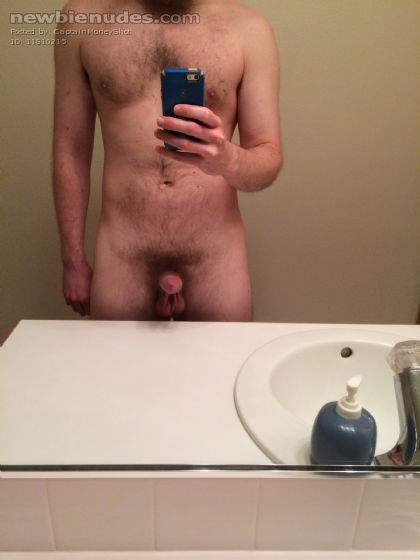 The stereotypical selfie-in-the-bathroom-mirror pic