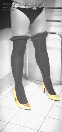 My gold heels xx
