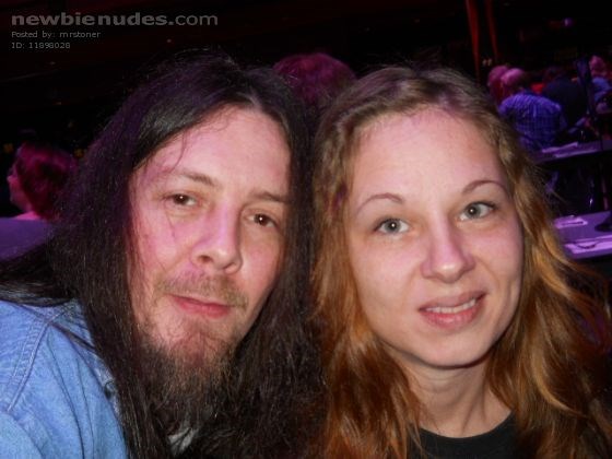 MRSTONER...wife & i at a concert before the show started...NN