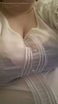 Can you see my bra/tits through this blouse?