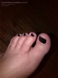 cum on my toes