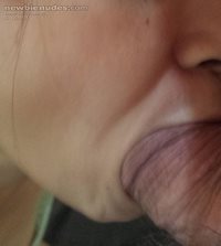 Asian wife, pussy ass lingerie sucking cock
