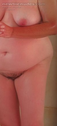 My wife bit hairy pussy.  Hope you like this?