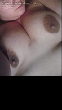 Another FB... I love her dark nipples