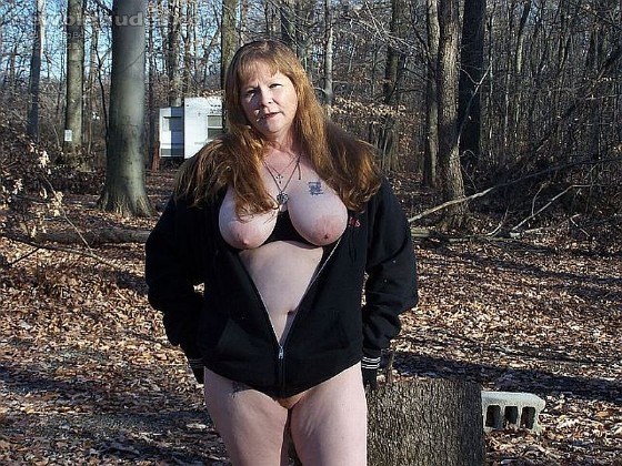 My wife out and about