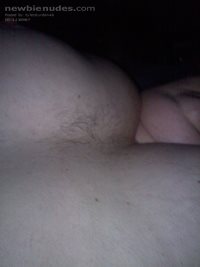 more of my sexy hairy bbw wifes sexy chest hair!! she would love to see a l...