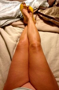 Hubby needed a pic of my legs