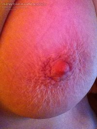 One excited nipple...how about working on the other one?