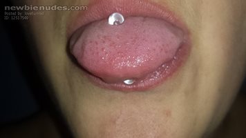 My Pierced tongue