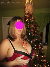 Want to lick my candy cane?