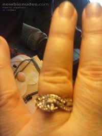 My new commitment ring from my love steel.