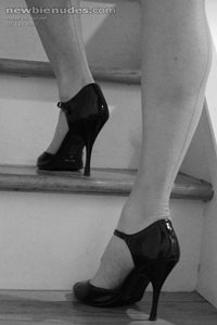 I love heels, they make me feel sexy.  What do you think?