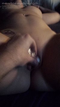 putting the cock ring on her pussy, comment and bookmark our pics!