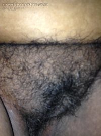 My wife's hairy bush