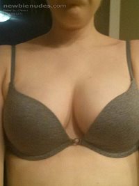 Trying on the new bra and panty order ;)