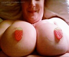 Well I'm back so who want's my strawberry's xx lol
