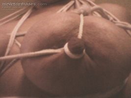 love tying my titties...