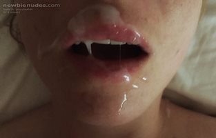 I love licking up his salty cum.