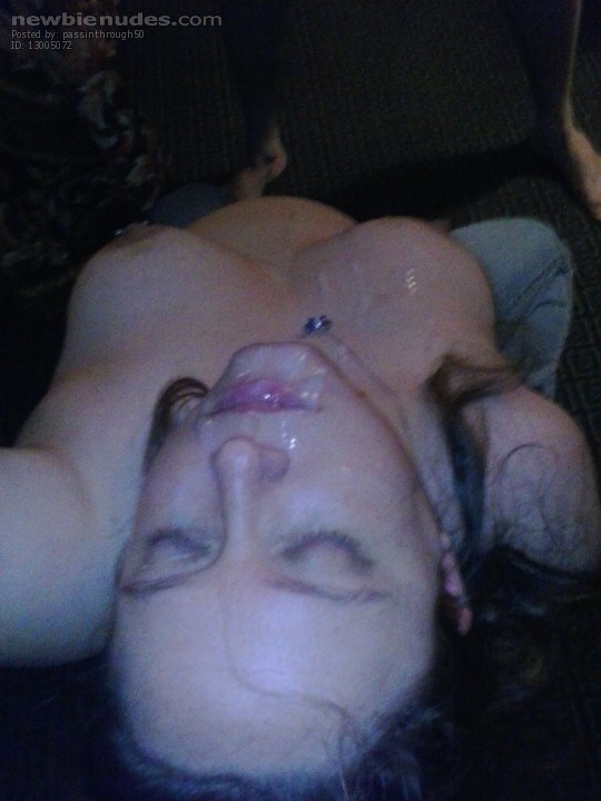 She loves facials and wants a real gangbang one day