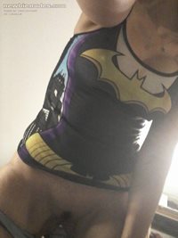 Super Hero heart, with a villainous pussy ;)