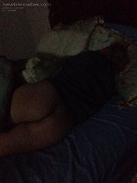 My wife sleeping