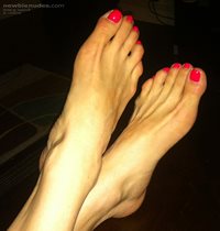 Sexy feet waiting for your tongue