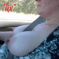 tits out on the long drive, pump them all the way *lix*