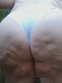 White panties and big ass.