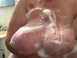 shower boobs....