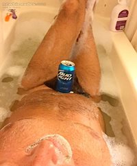 A nice hot bath and a cold beer!....;-)