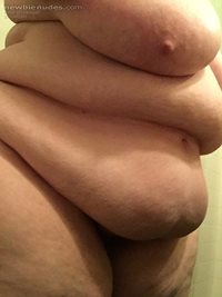 Look at those rolls! Let her know what you think of her fat body!