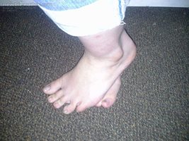 Sammi's feet.