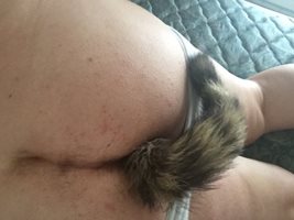 Furry buttplug