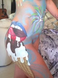 A little body painting anyone?